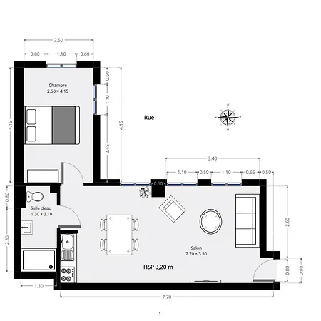 Appartamento Avec Climatisation - 3 *