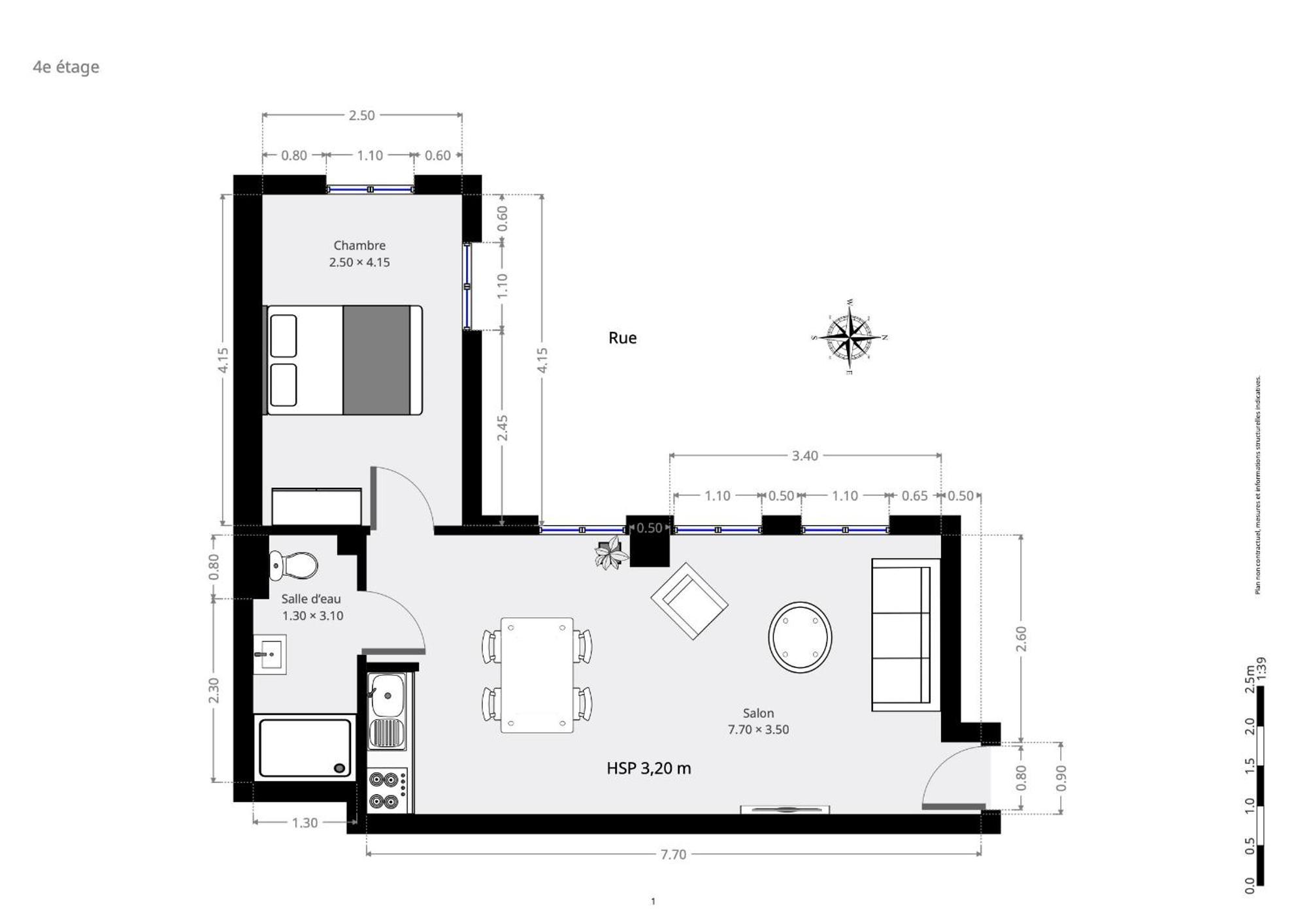 Appartamento Avec Climatisation - 3 *